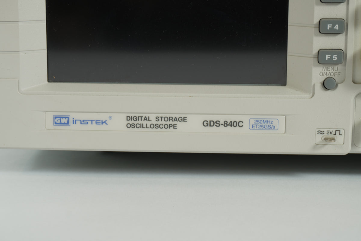 GW Instek GDS-840C 2 Channel Digital Storage Oscilloscope 250 Mhz