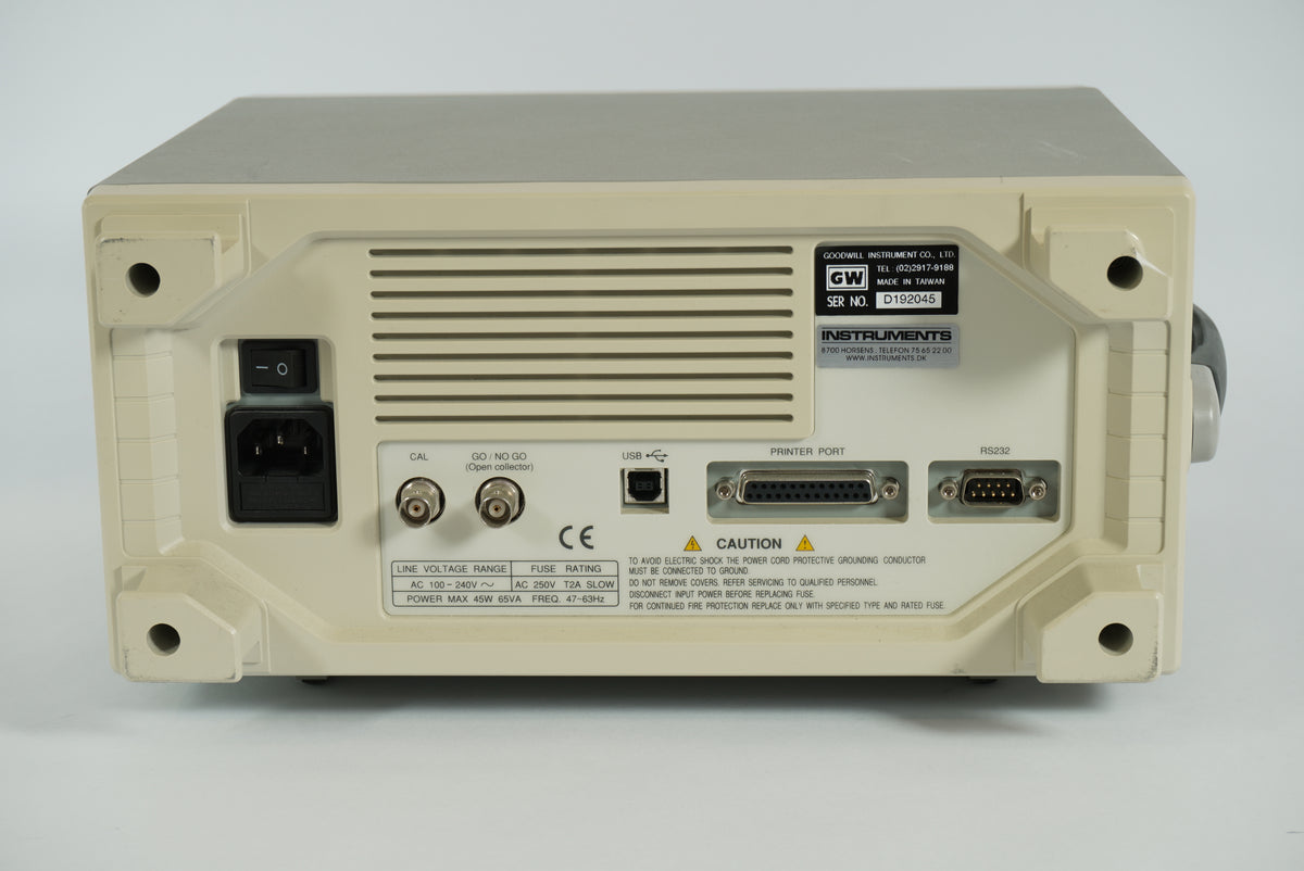 GW Instek GDS-840C 2 Channel Digital Storage Oscilloscope 250 Mhz