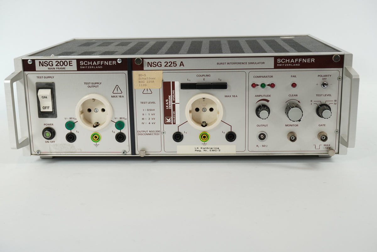 Schaffner NSG 200E Interference Simulator w/ NSG 225A Burst Interference