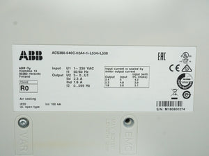 Abb ACS380-040C-02A4-1+L534+L538 ACS380 Machinery Drive