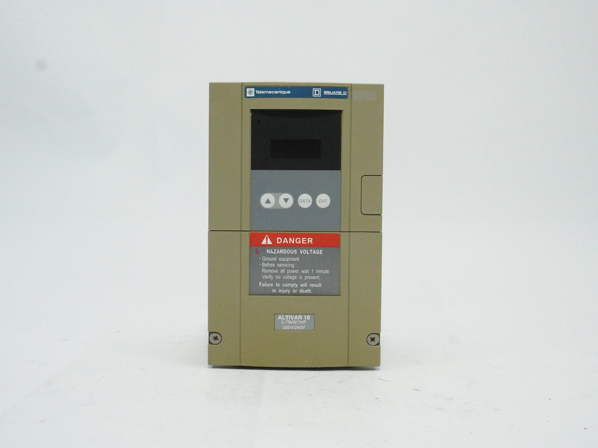Schneider Electric ATV18U18M2 Variable Speed Drive 1HP 0.75kW