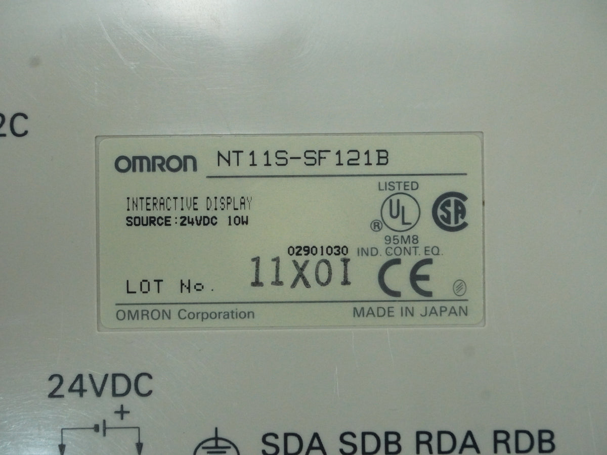 Omron NT11S-SF121B Interactive display 24 VDC 10 W