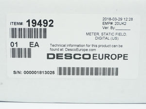 DESCO 19492 Digital Static Field Meter