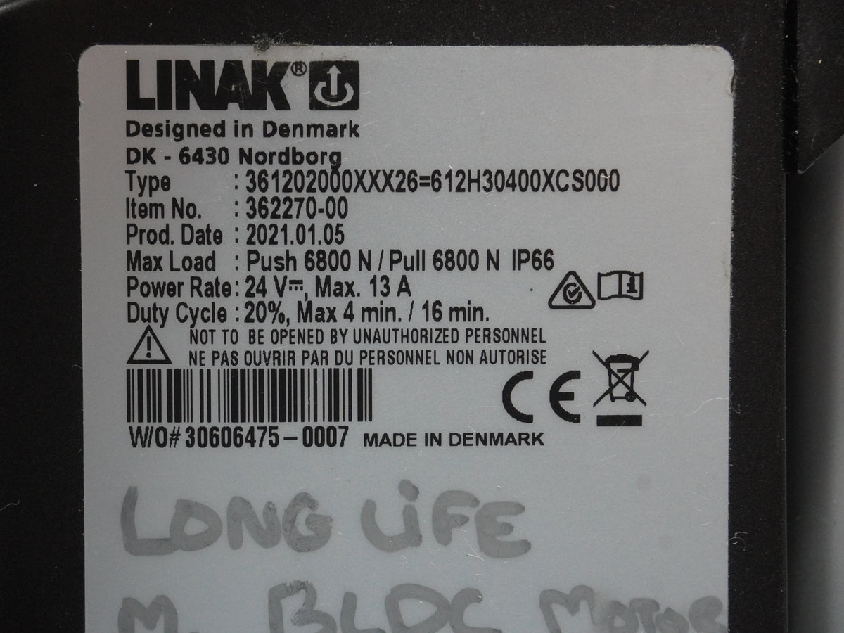 Linak 362270-00 Linear Actuator Long Life BLDC Motor