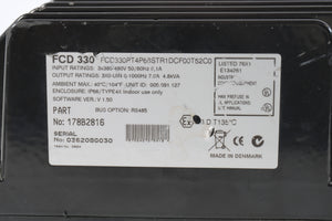 Danfoss 178B2816 FCD 330 VLT DriveMotor FCD330PT4P66STR1DCF00T52C0