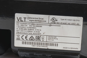 Danfoss 136N1127 VLT Decentral Drive FCD302P1K5T4B66H1SXXXXXXXXXXAIBXXXXXXD0