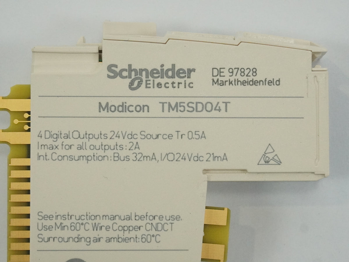 Schneider Electric TM5SDO4T Modicon 4DO 3-wire Digital Output Module