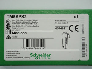 Schneider Electric TM5SPS2 Modicon Power Distribution Module 24Vdc Bus PS Grey