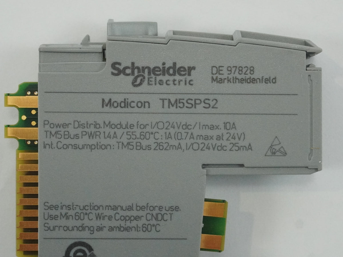 Schneider Electric TM5SPS2 Modicon Power Distribution Module 24Vdc Bus PS Grey