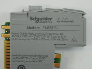 Schneider Electric TM5SPS2 Modicon Power Distribution Module 24Vdc Bus PS Grey