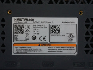 Schneider Electric HMISTW6400 HMISTW6400 7" Wide Color Touch Screen HMI
