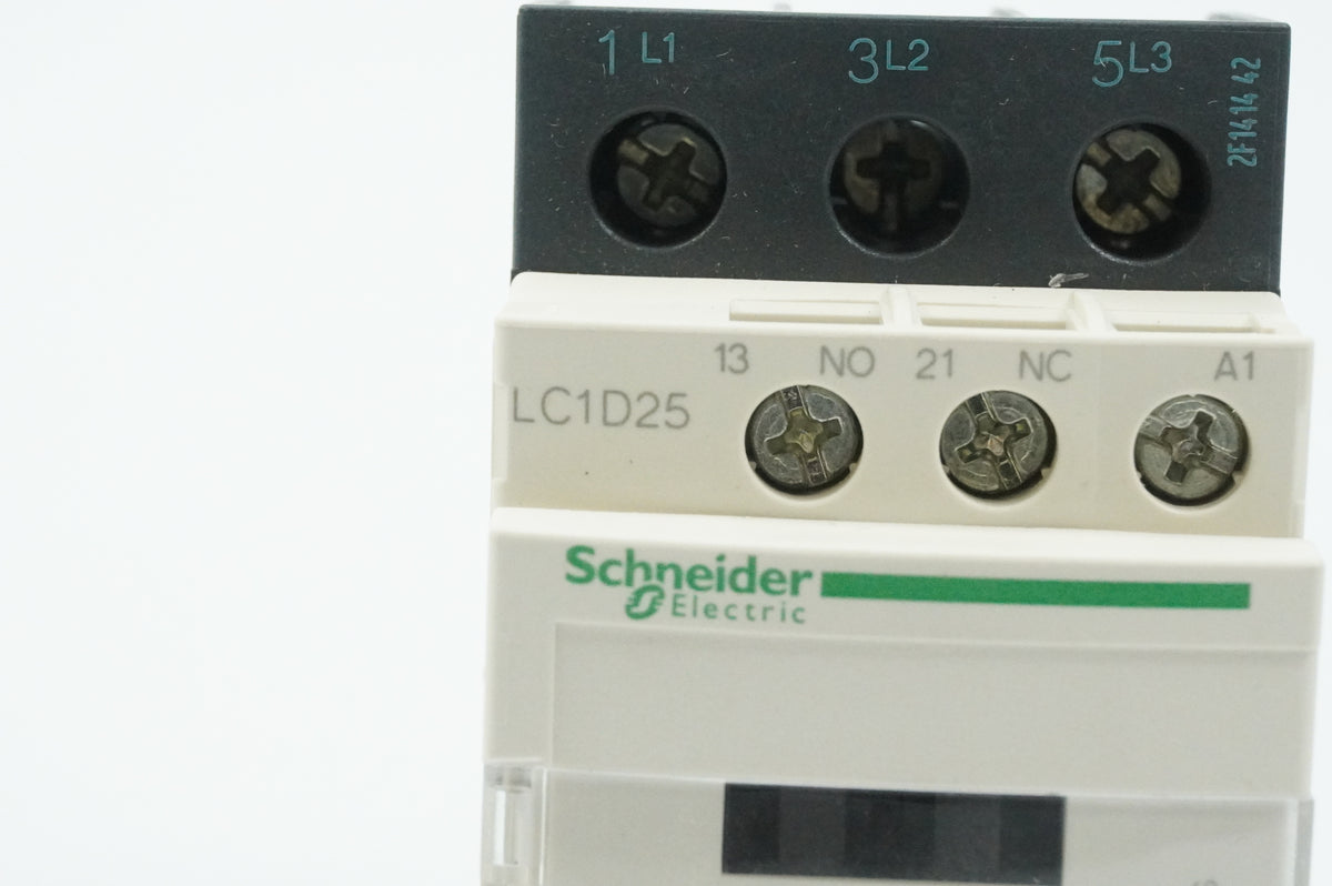 Schneider Electric LC1D25B7 TeSys 034965 Contactor  coil 24VAC