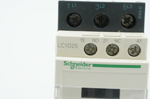 Schneider Electric LC1D25B7 TeSys 034965 Contactor  coil 24VAC