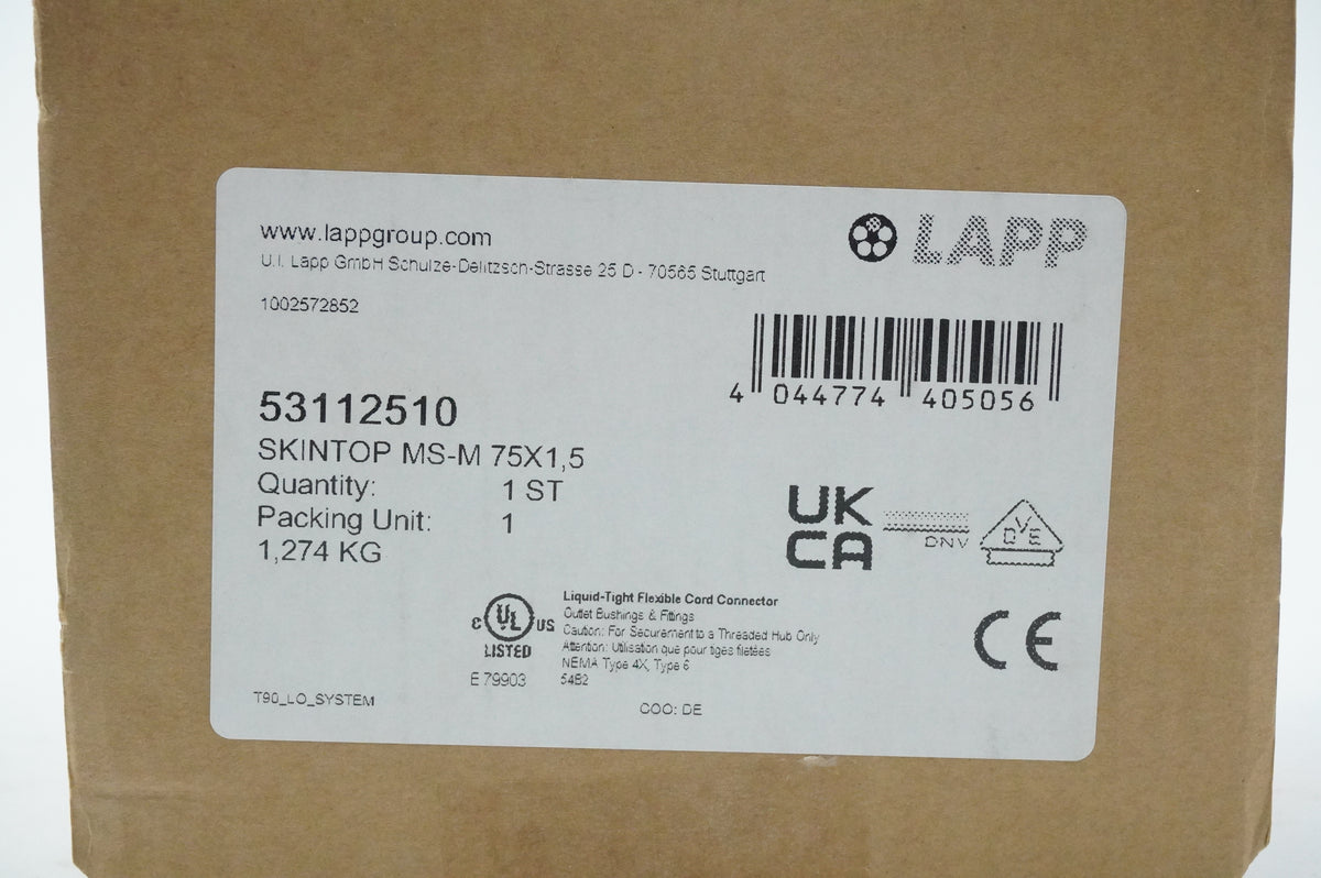 Lapp 53112510 SKINTOP MS-M 75X1,5