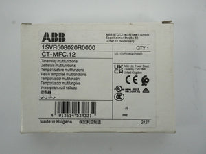 Abb 1SVR508020R0000 CT-MFC.12 Time Relay Multifunctional Batch of 3pcs.