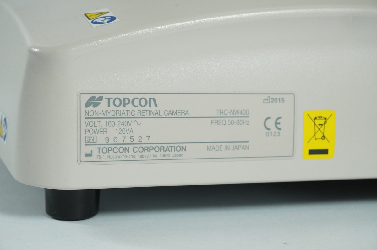 Topcon TRC-NW400 Automatic Non-Mydriatic Retinal Camera - For Repair