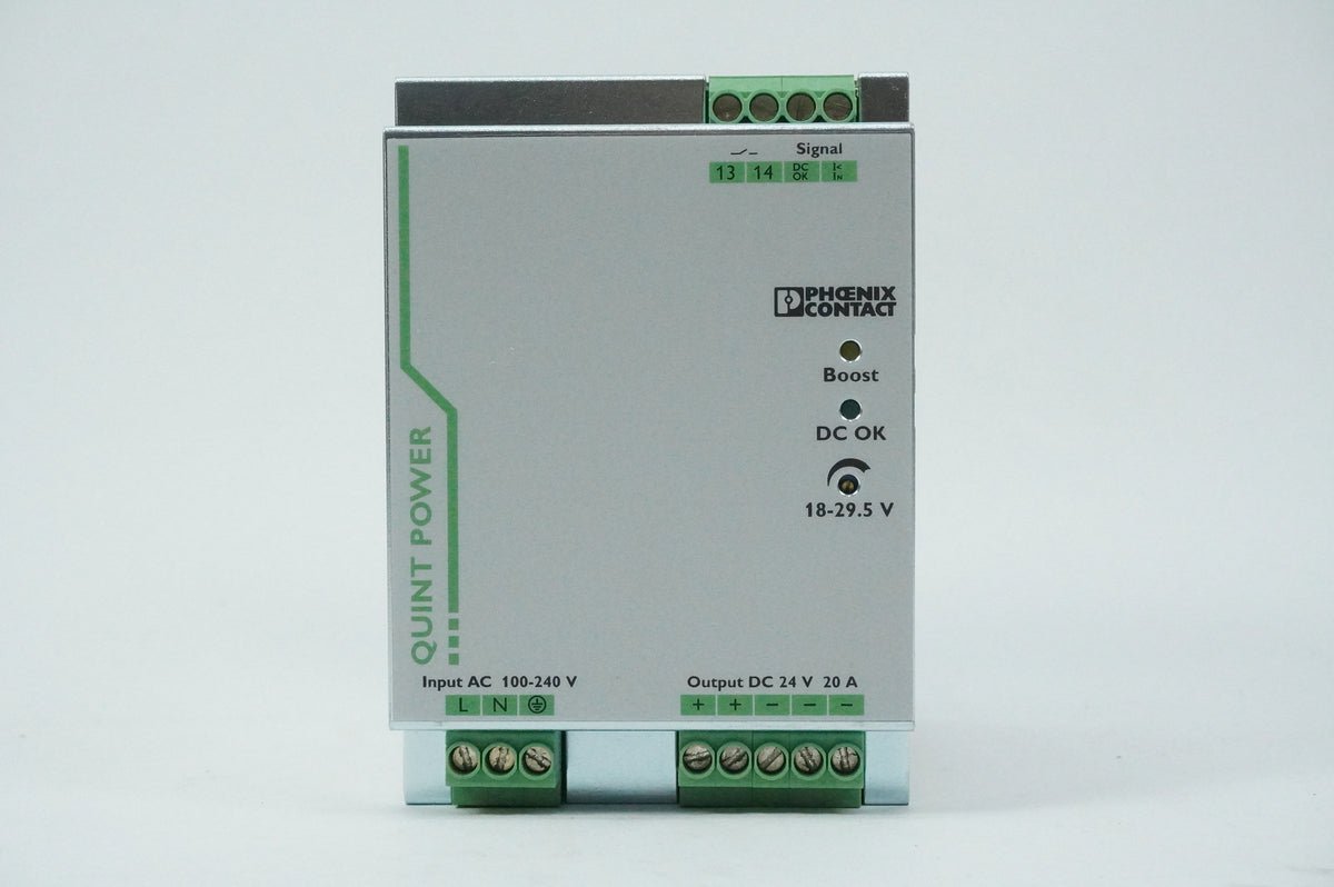 Phoenix Contact 2866776 QUINT-PS/1AC/24DC/20 DIN Rail Power Supply