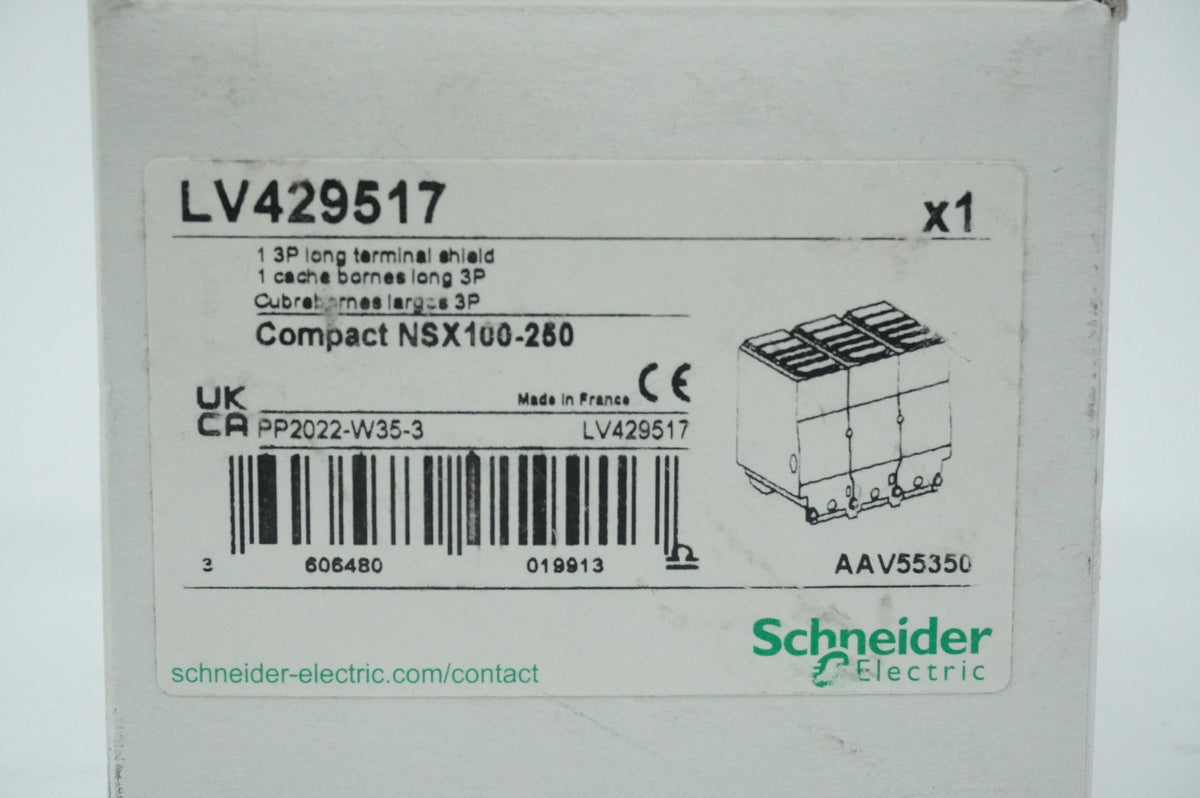 Schneider Electric LV429517 Compact NSX100-250 3P Long Terminal Shield