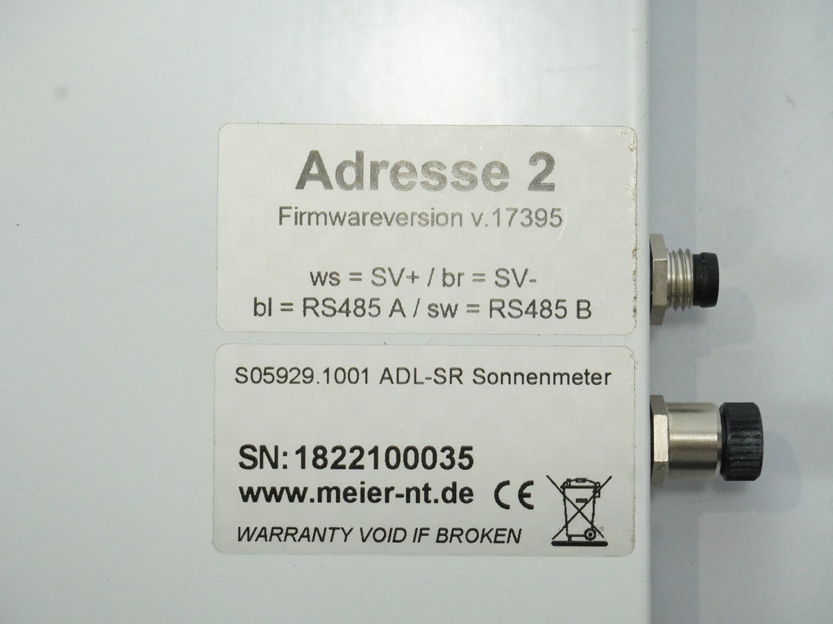 Meier-NT S05929.1001 ADL-SR Solar Irradiance Meter