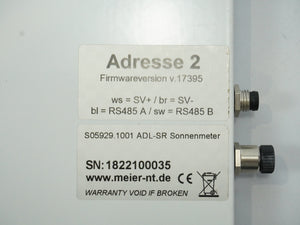 Meier-NT S05929.1001 ADL-SR Solar Irradiance Meter