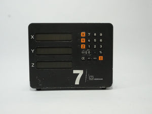 Heidenhain 257 874 01 VRZ 750 C  3-axis Digital Readout (DRO) Unit