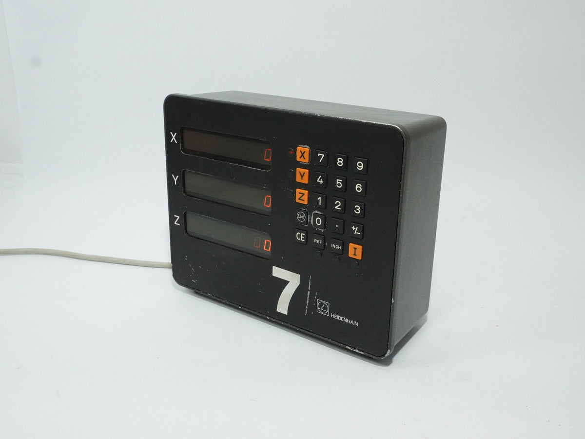 Heidenhain 257 874 01 VRZ 750 C  3-axis Digital Readout (DRO) Unit