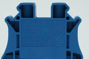 Phoenix Contact 30 44 18 8 UT 10 BU Terminal Block (Blue) Batch of 50 pcs.