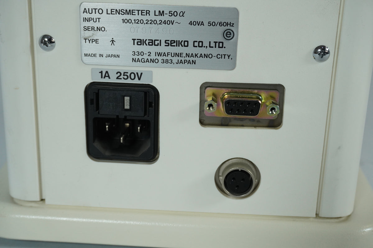 Takagi Seiko LM-50α LM-50A Auto Frontofocometer Lensmeter / Lensometer