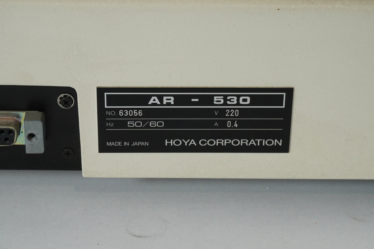 Hoya Corporation AR-530 Professional ophthalmic auto-refractometer CRT