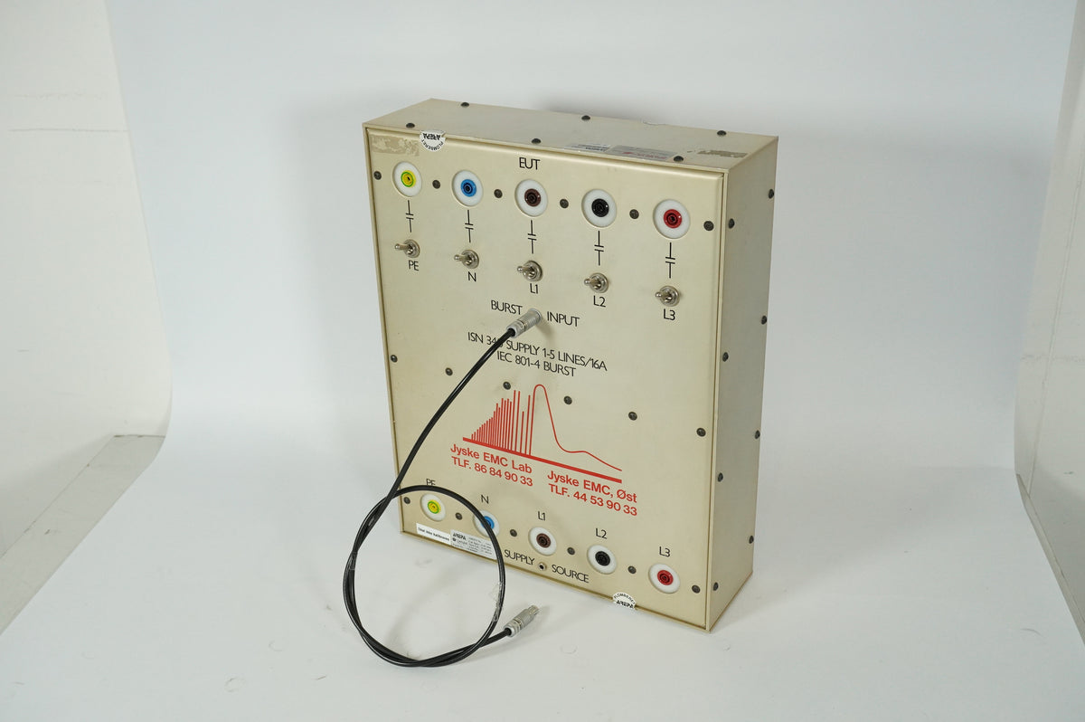 Jyske EMC Lab ISN 340 Burst Coupling Network IEC 801-4 1-4 Lines 16A