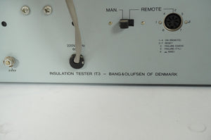 Bang & Olufsen IT3 B&O Insulation Tester 5kV / 5mA High Voltage
