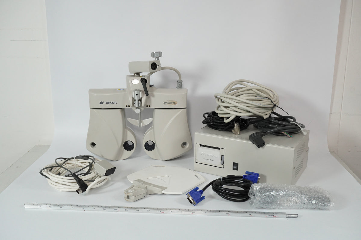 Topcon CV-5000 PRO Digital Phoropter Refractor w/ Compu-Vision Power Supply
