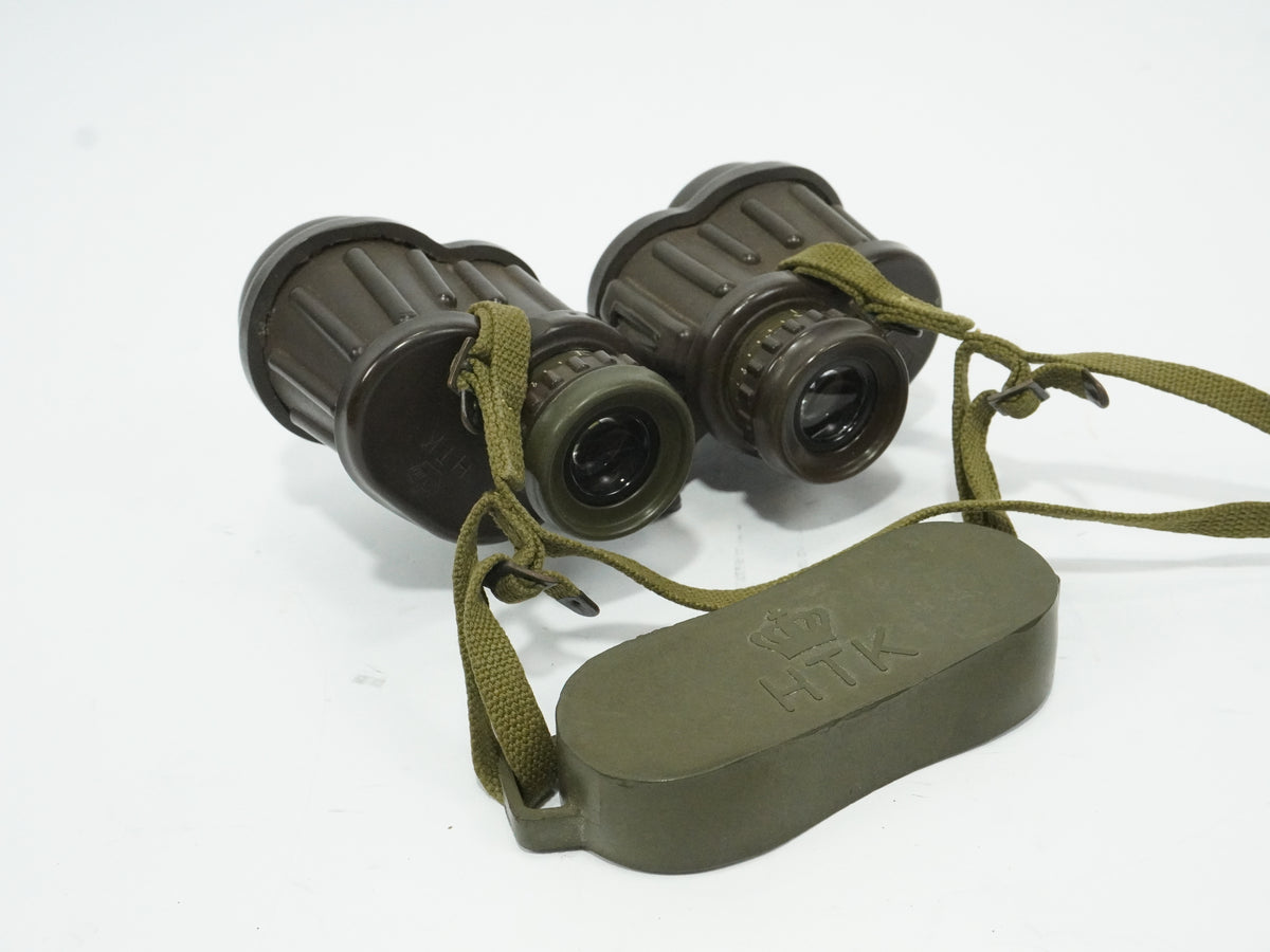 Carl Zeiss 6x30B Binoculars Vintage Military Fernglas with HTK Covers & Case