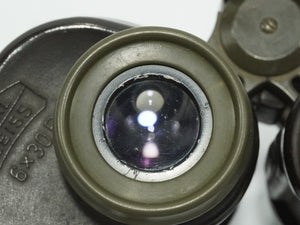 Carl Zeiss 6x30B Binoculars Vintage Military Fernglas with HTK Covers & Case