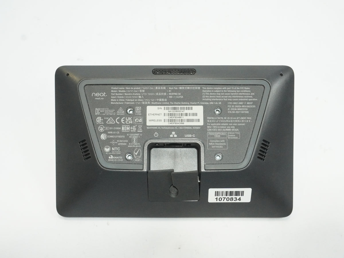Neat NEATPAD-SE A1 Touch Screen Meeting Room Controller 8"