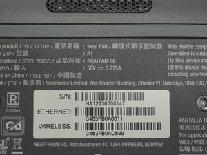 Neat NEATPAD-SE A1 Touch Screen Meeting Room Controller 8"