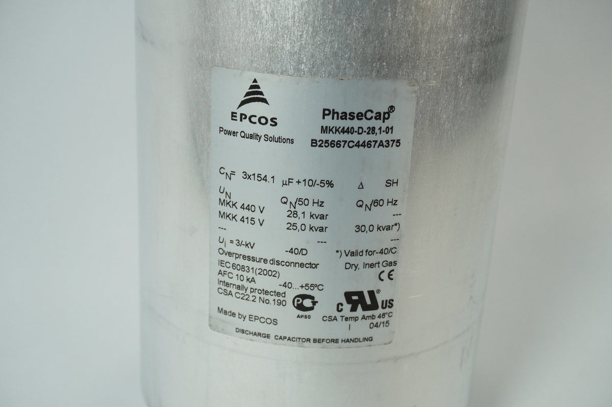 Epcos B25667C4467A375 PhaseCap MKK440-D-28,1-01
