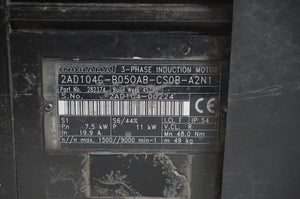 Indramat 2AD104C-B050AB-CS0B-A2N1 3-Phase Induction Motor