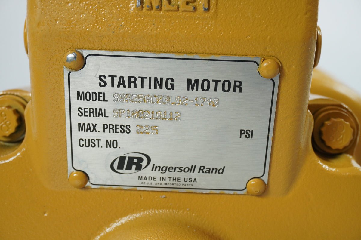 Ingersoll Rand SS825GC03L92-1740 Engine Starting Motor