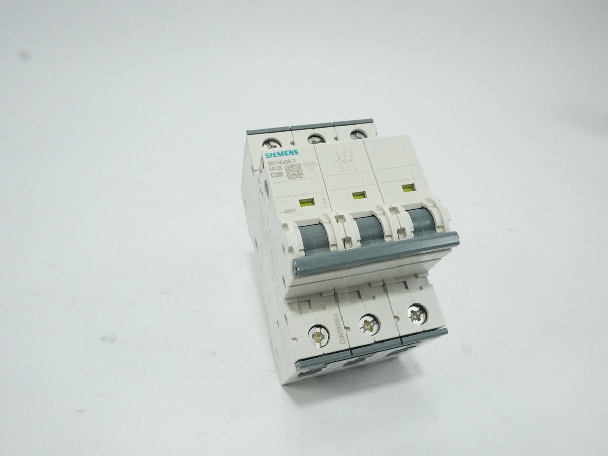 Siemens 5SY4335-7 5SY4335-7 MCB Miniature Circuit Breaker C35 3P