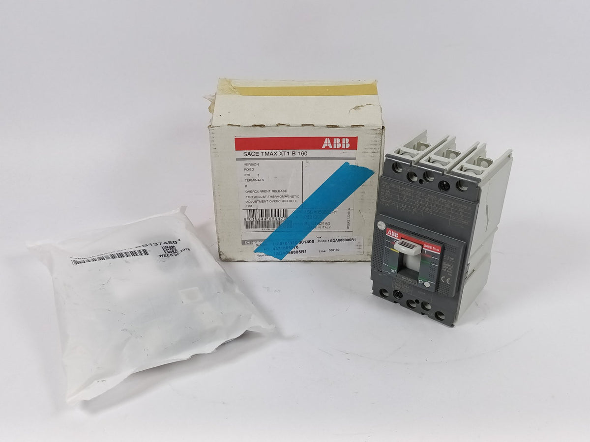 Abb 1SDA066805R1 SACE TMAX XT1 B 160 Molded Case Circuit Breaker
