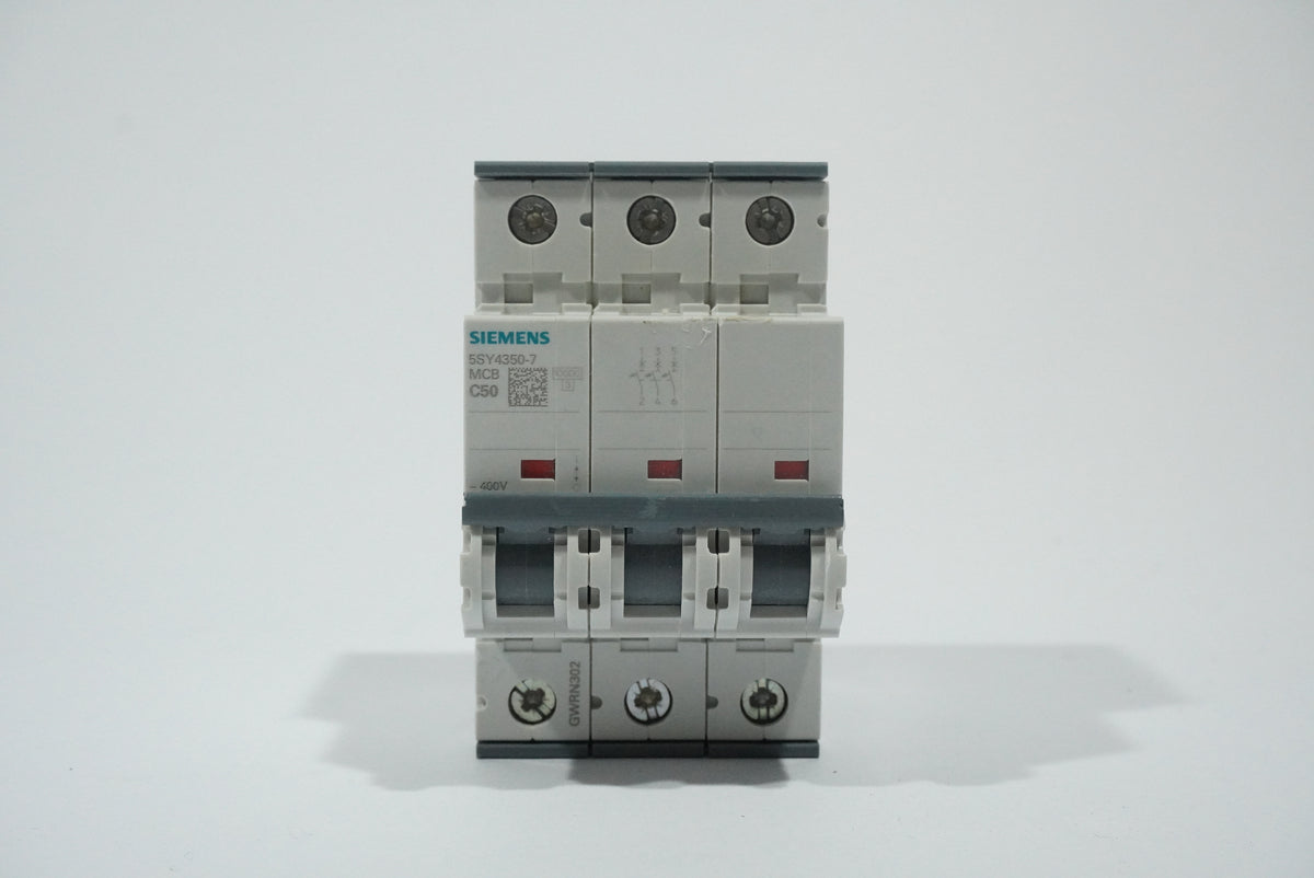 Siemens KTLSW05004-17005 Miniature Circuit Breaker 5SY Series MCBC50