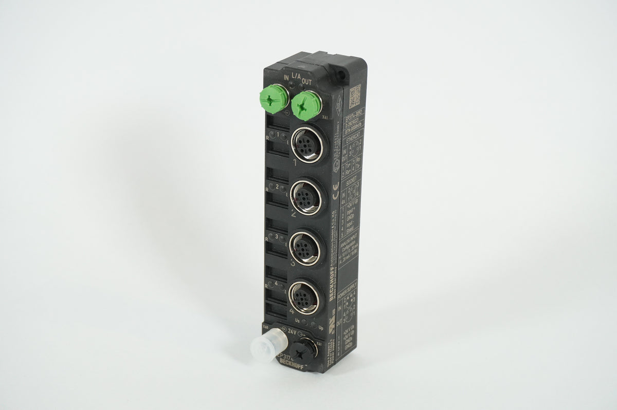 Beckhoff EP3174-0092 EtherCAT Box, 4-channel analog input