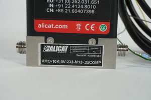 Alicat Scientific KMO-10K-5V-232-M12-.25COMP Flow Meter, KEM02-0036X2, 2220GD
