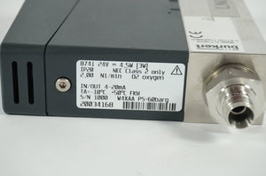 Bürkert 8741 Mass Flow Controller, 24V-4,5W,  O2 Oxygen