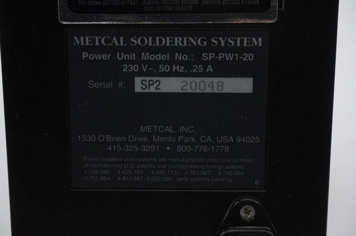 Metcal SP-PW1-20 Soldering System Power Unit SP-PW1-20