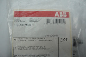 Abb 1SDA067164R1 KXT2ECUAL1-4PC Front Terminals for Cables Batch of 2pcs.
