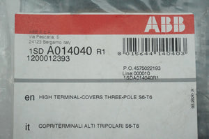 Abb 1SDA014040R1 High Terminal-Covers Three-Pole S6-T6
