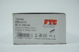 FTG 132742 ESS31510 EV Busbar 3P 15M Pin Batch of 10pcs.