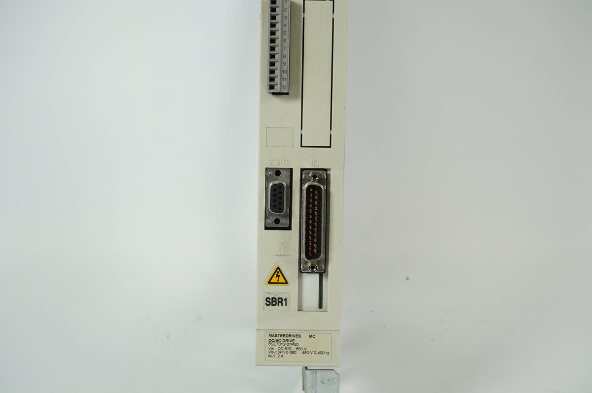 Siemens 6SE7012-0TP50-Z Masterdrives MC DC/AC Drive Z=G91+C23